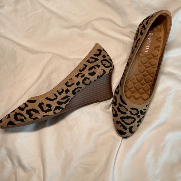 VIVAIA Tamia Wedge Leopard Print - Picture 4 of 4
